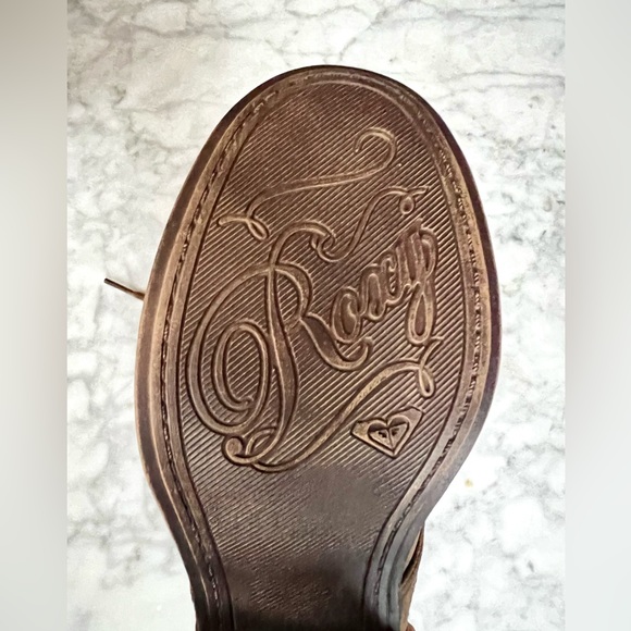 Roxy Womens Vargas Low Brown Buckle Cuban Heel Boots, Size 6, NEW - Picture 12 of 14